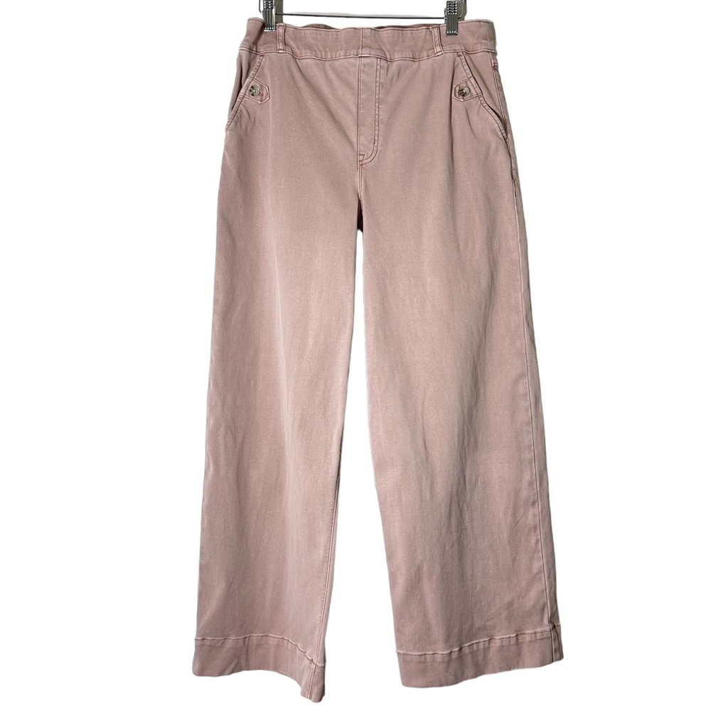 SPANX Stretch Twill Wide Leg Crop Pant Size XL - Picture 5 of 16